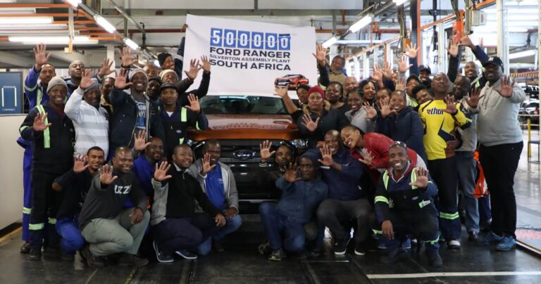 500 000th Ford Ranger produced in Mzansi